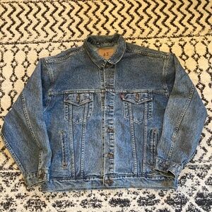 Vintage 90s Levi’s Denim Trucker Jacket Size XL 70507 4890 Type 3 Hong Kong